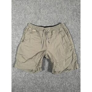 Lululemon Bowline Shorts Mens Medium Green Chino Drawstring Ripstop 8"